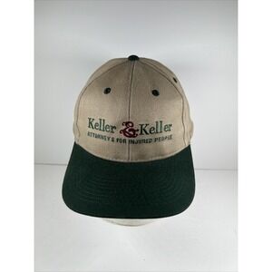 Toppers Keller and Keller Hat Cap Advertisement SnapBack Embroidered‎ NWOT OSFA